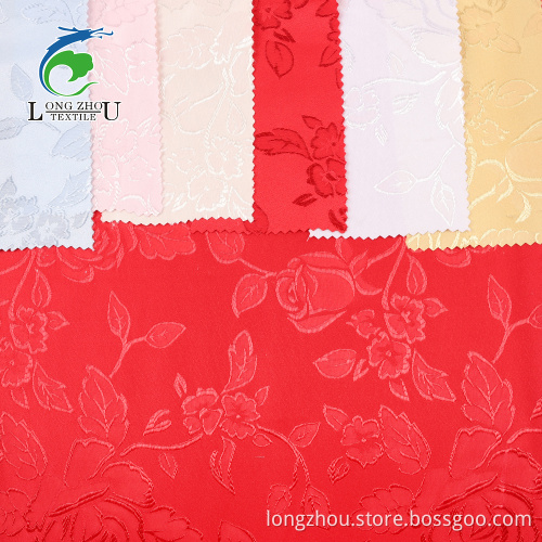 Jacquard Dull Satin Without Twist Fabric